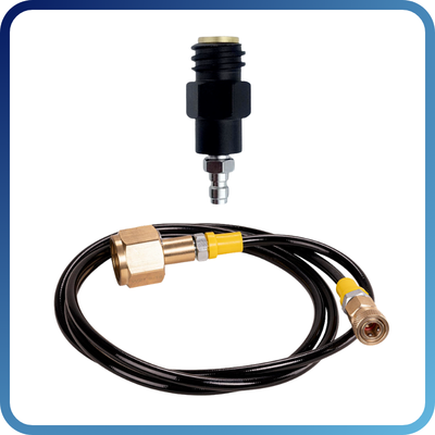 Adapter for large CO₂ Cylinders